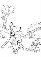 kolorowanki Bambi Disney malowanki do wydruku numer 9